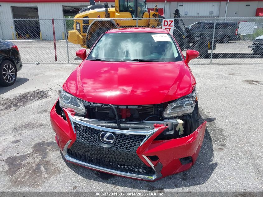 2016 LEXUS CT 200H HYBRID - JTHKD5BH5G2260128