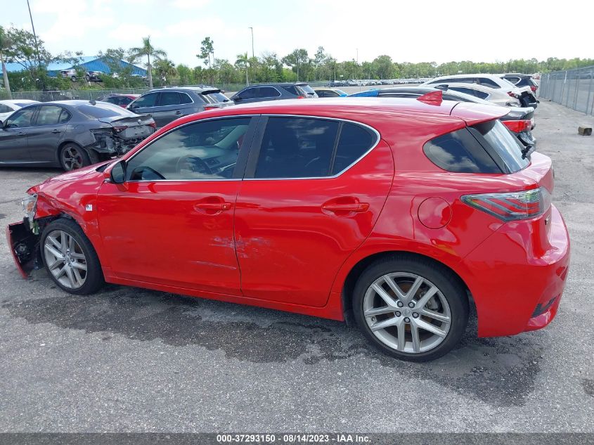 2016 LEXUS CT 200H HYBRID - JTHKD5BH5G2260128