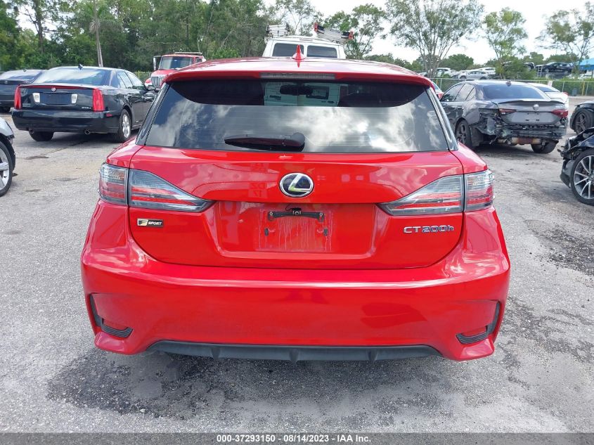 2016 LEXUS CT 200H HYBRID - JTHKD5BH5G2260128