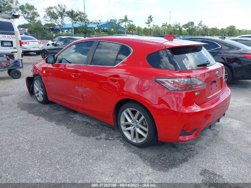 2016 LEXUS CT 200H HYBRID - JTHKD5BH5G2260128