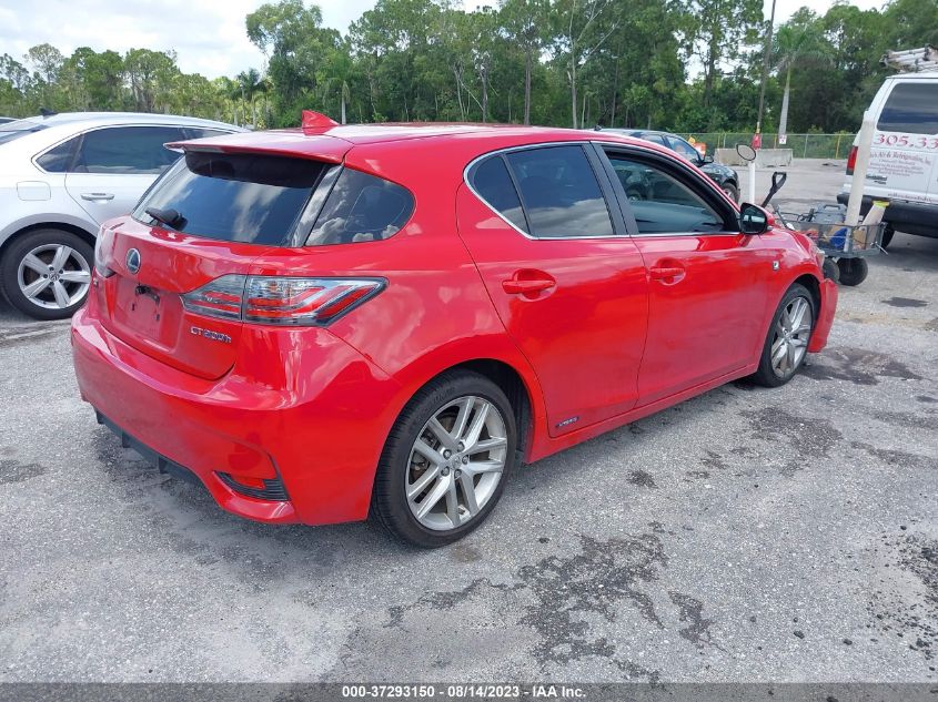 2016 LEXUS CT 200H HYBRID - JTHKD5BH5G2260128