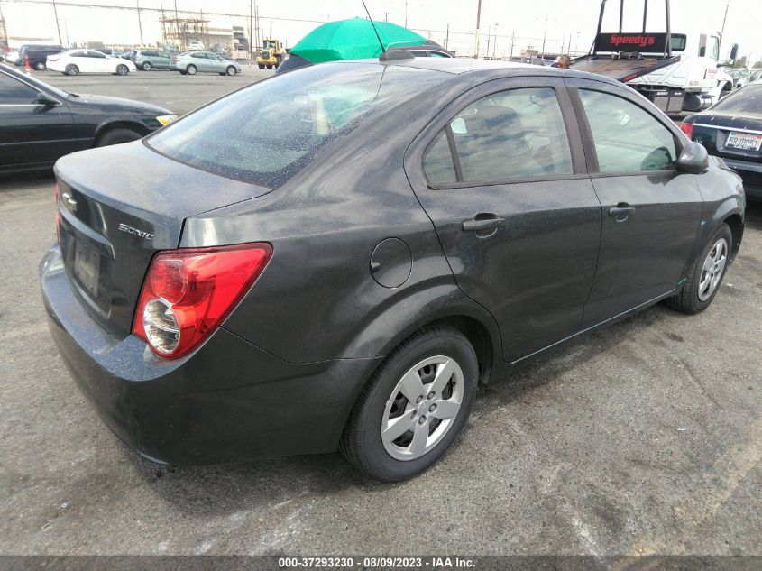 2016 CHEVROLET SONIC LS - 1G1JA5SH7G4108290