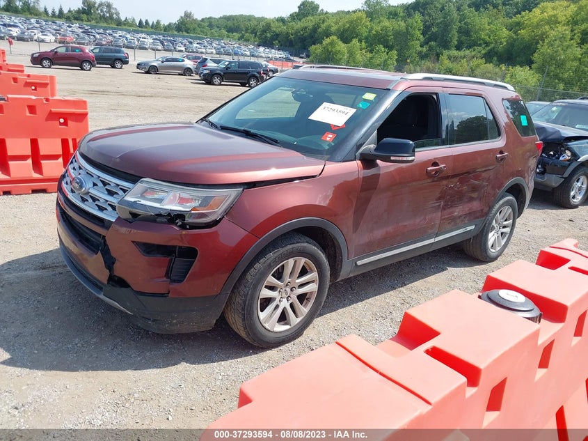 VIN 1FM5K8D87JGC15913 2018 FORD EXPLORER XLT