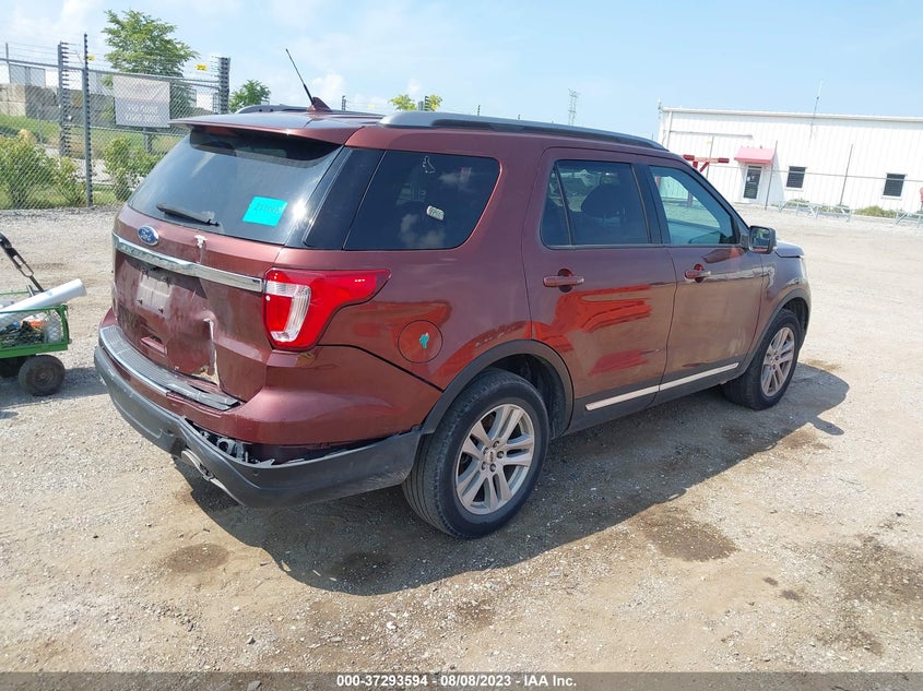 VIN 1FM5K8D87JGC15913 2018 FORD EXPLORER XLT