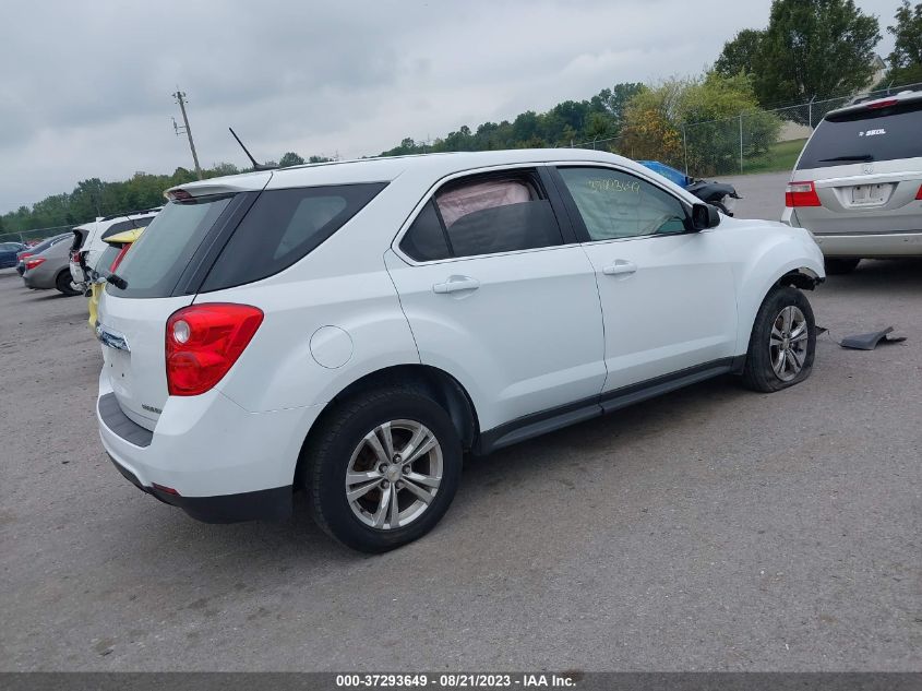 2013 CHEVROLET EQUINOX LS - 2GNALBEKXD1186388