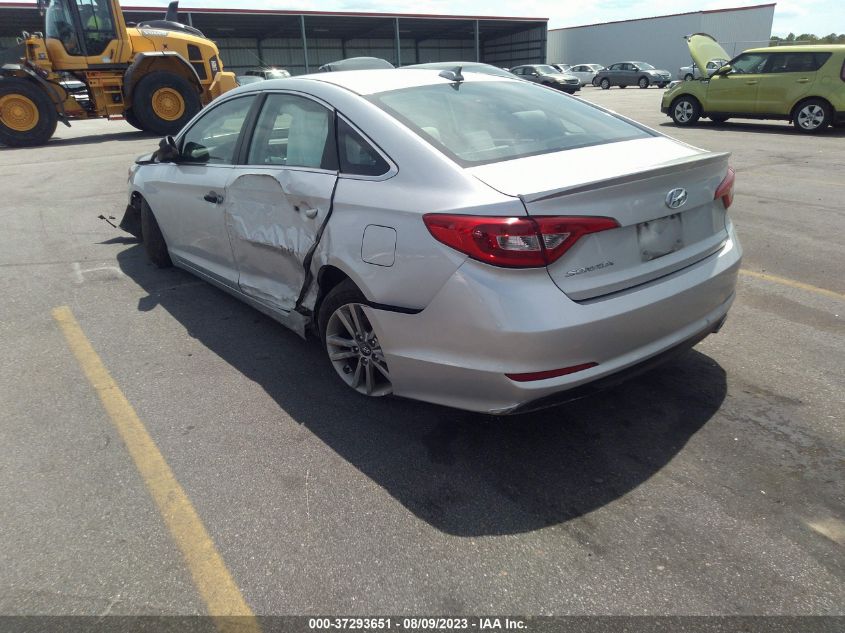 2017 HYUNDAI SONATA SE/2.4L - 5NPE24AF9H8468012