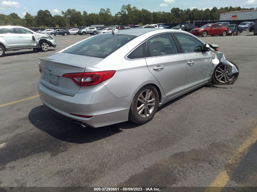 2017 HYUNDAI SONATA SE/2.4L - 5NPE24AF9H8468012