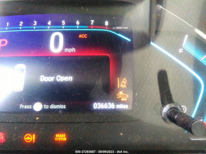 2019 HONDA ODYSSEY EX-L - 5FNRL6H78KB078016