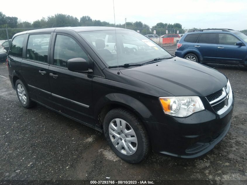 2014 DODGE GRAND CARAVAN AMERICAN VALUE PKG - 2C4RDGBG1ER166152