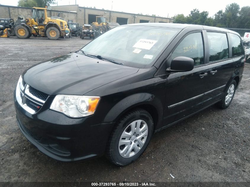 2014 DODGE GRAND CARAVAN AMERICAN VALUE PKG - 2C4RDGBG1ER166152