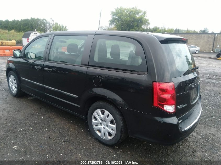 2014 DODGE GRAND CARAVAN AMERICAN VALUE PKG - 2C4RDGBG1ER166152