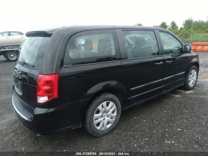 2014 DODGE GRAND CARAVAN AMERICAN VALUE PKG - 2C4RDGBG1ER166152