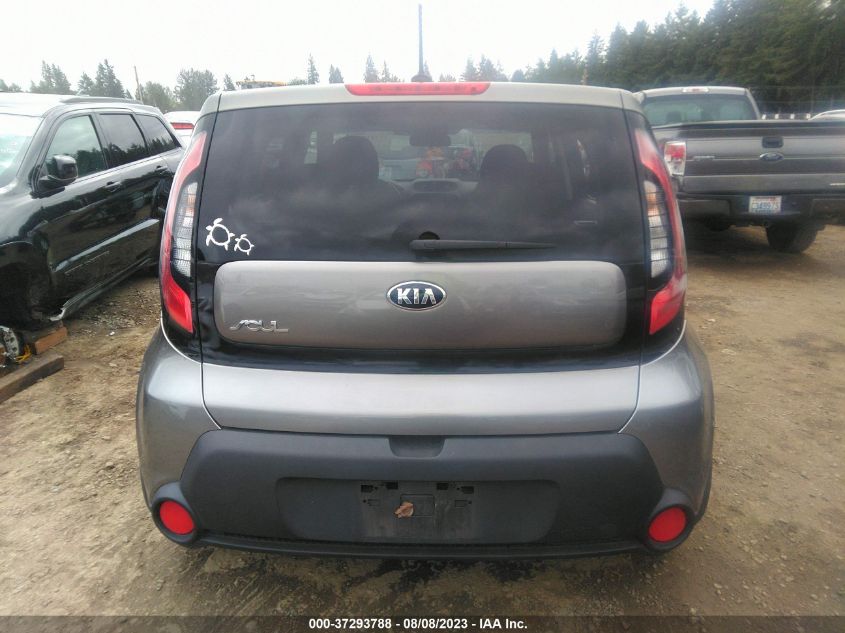 2016 KIA SOUL BASE - KNDJN2A20G7275080
