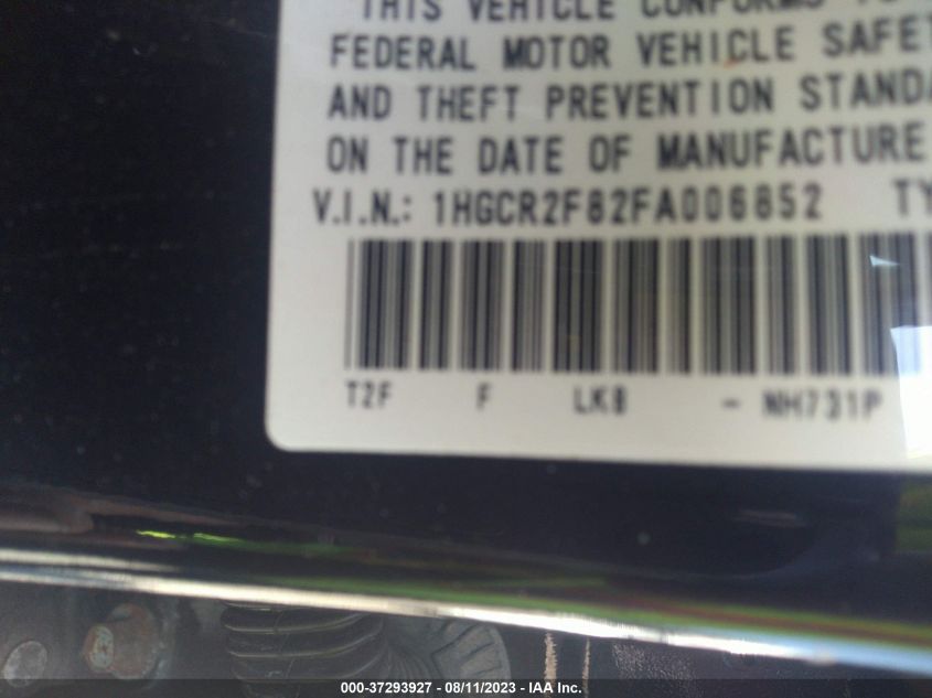 2015 HONDA ACCORD SEDAN EX-L - 1HGCR2F82FA006852