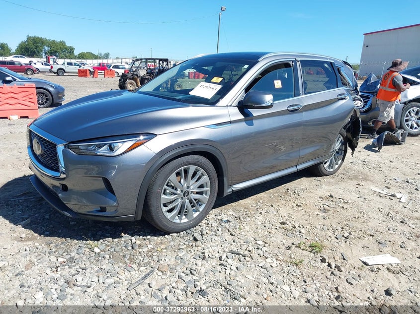 VIN 3PCAJ5BB4PF107643 2023 INFINITI QX50 LUXE