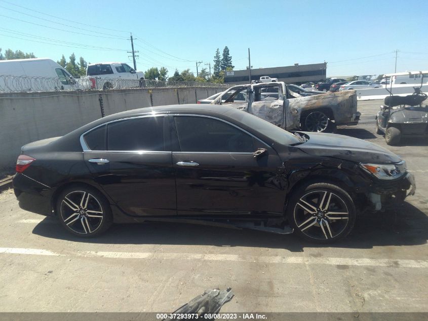 2017 HONDA ACCORD SEDAN SPORT - 1HGCR2F54HA306403