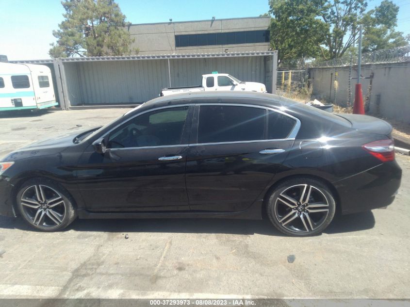 2017 HONDA ACCORD SEDAN SPORT - 1HGCR2F54HA306403