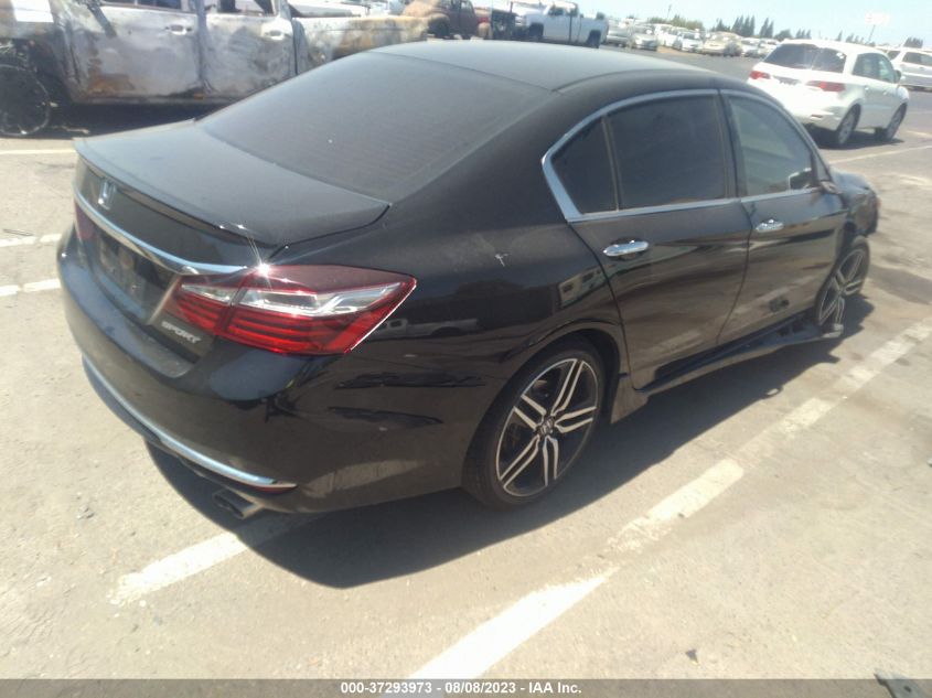 2017 HONDA ACCORD SEDAN SPORT - 1HGCR2F54HA306403