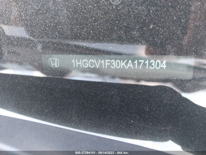 2019 HONDA ACCORD SEDAN SPORT 1.5T - 1HGCV1F30KA171304