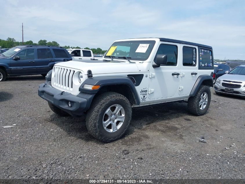 2019 JEEP WRANGLER UNLIMITED SPORT S - 1C4HJXDG5KW558359