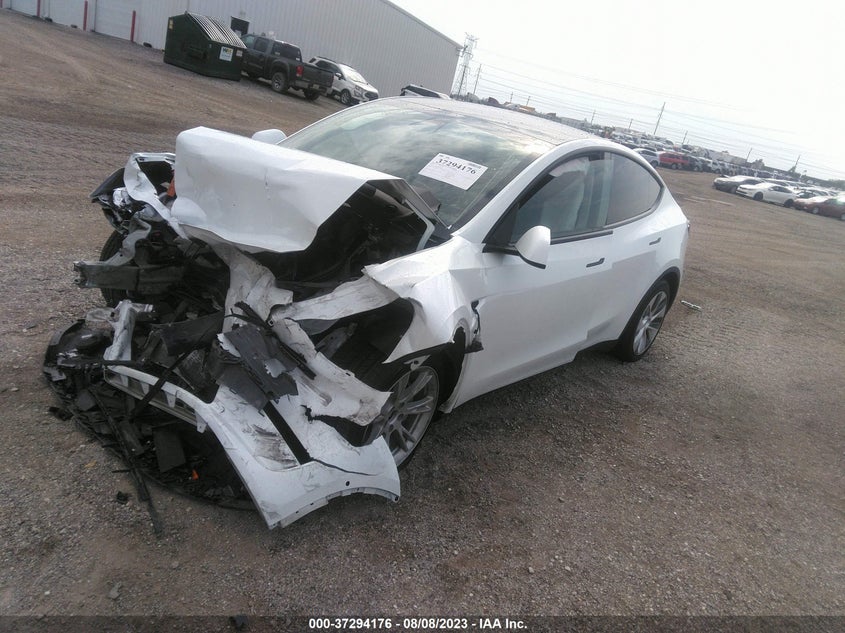 VIN 7SAYGDEE8NA012917 2022 TESLA MODEL Y LONG RANGE