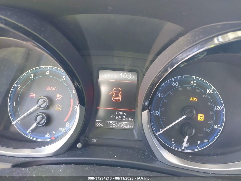 2014 TOYOTA COROLLA L/LE/S/S PLUS/LE PLUS - 5YFBURHE1EP087809