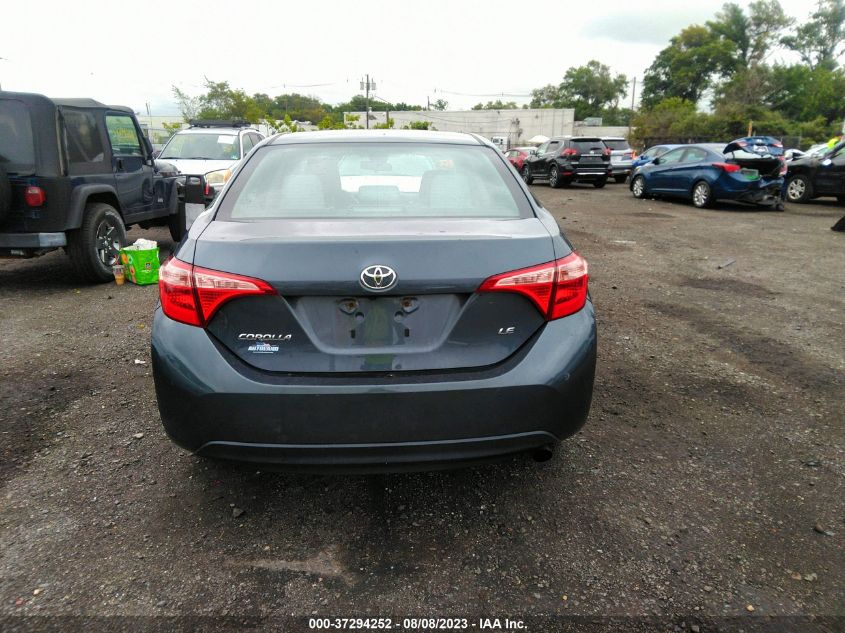 2017 TOYOTA COROLLA LE - 2T1BURHE4HC854606