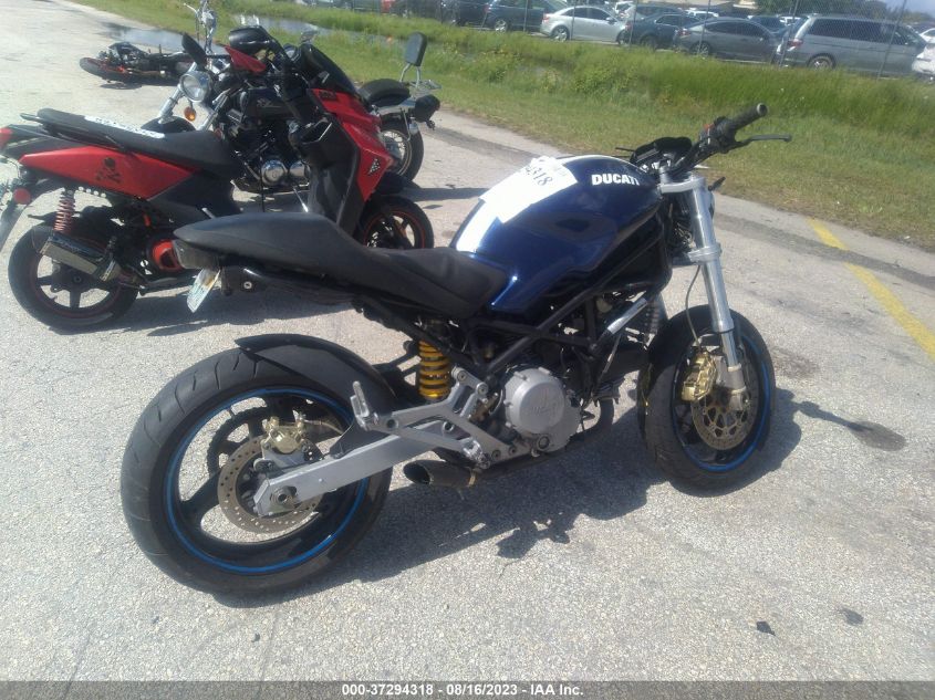 2003 DUCATI MONSTER 800 ZDM1RAAN63B028876