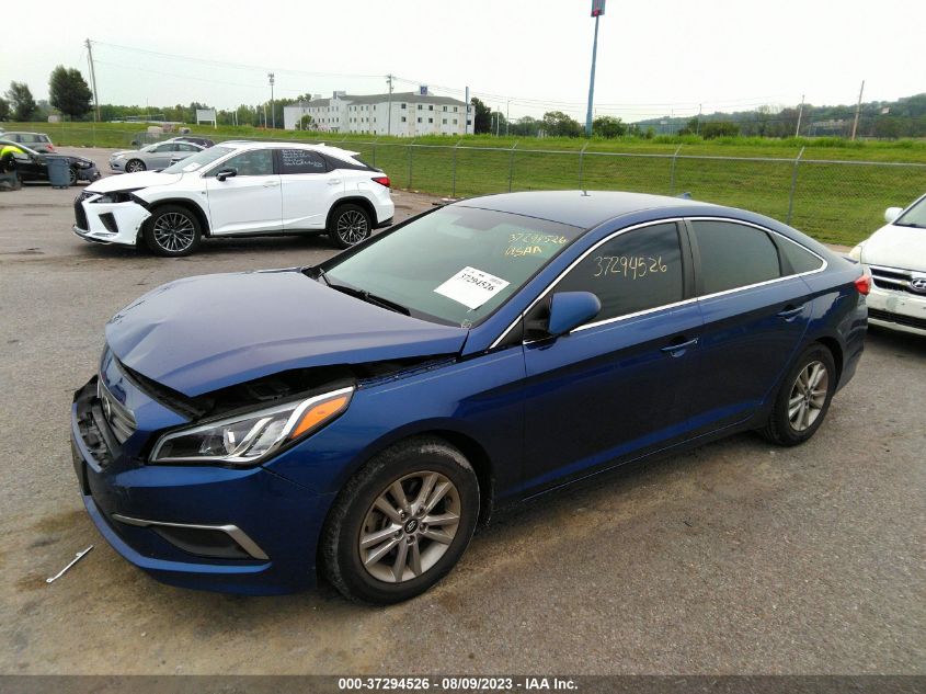 2017 HYUNDAI SONATA SE - 5NPE24AF9HH460234