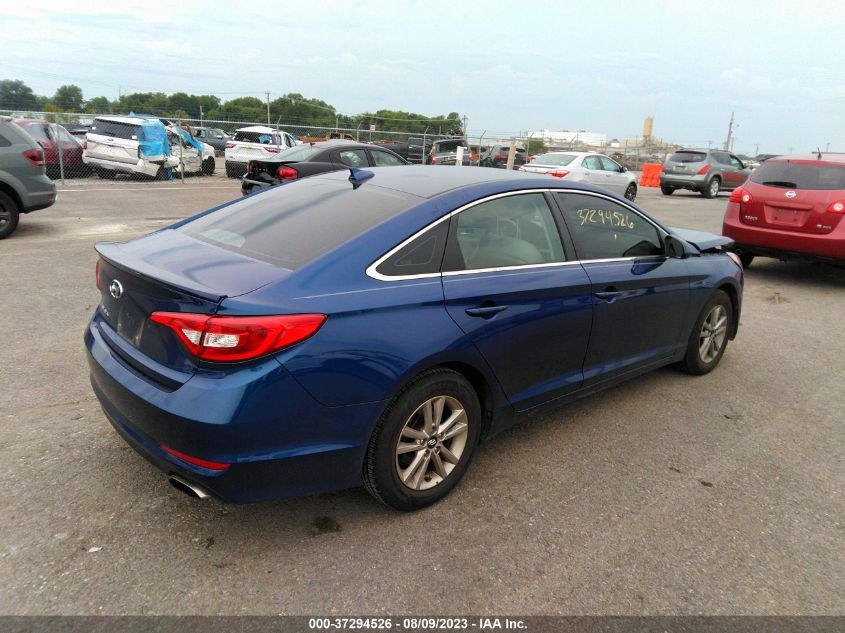 2017 HYUNDAI SONATA SE - 5NPE24AF9HH460234