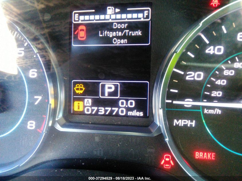 2017 SUBARU FORESTER LIMITED - JF2SJALC3HH500671