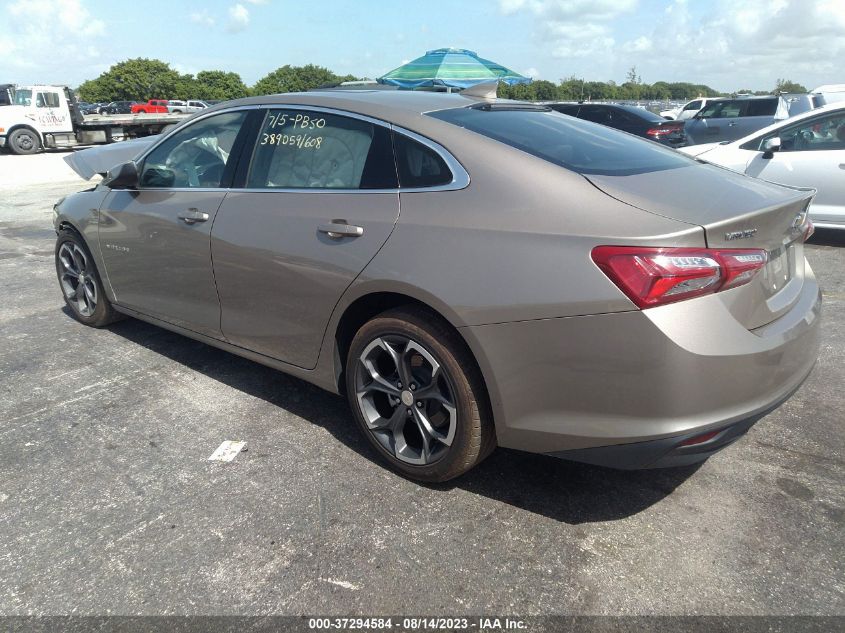 2022 CHEVROLET MALIBU LT - 1G1ZD5ST6NF170313