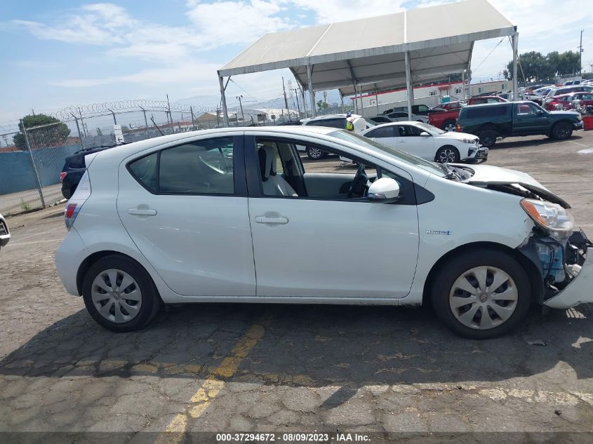 2014 TOYOTA PRIUS C ONE/THREE/TWO/FOUR - JTDKDTB38E1082650