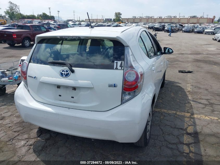 2014 TOYOTA PRIUS C ONE/THREE/TWO/FOUR - JTDKDTB38E1082650