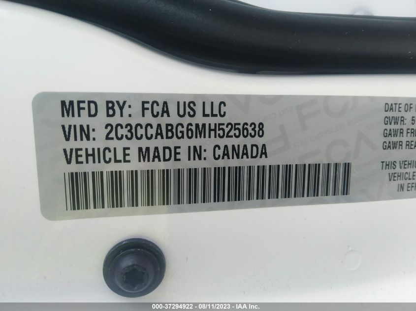 2C3CCABG6MH525638 Chrysler 300 300S 9