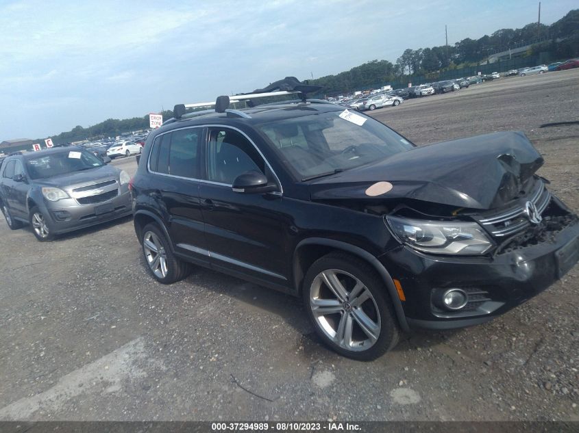 2014 VOLKSWAGEN TIGUAN R-LINE - WVGBV3AX6EW006733