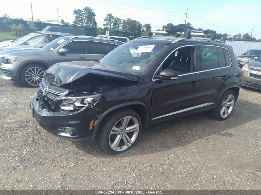 2014 VOLKSWAGEN TIGUAN R-LINE - WVGBV3AX6EW006733