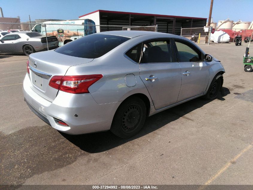 2016 NISSAN SENTRA SR/SL/S/SV/FE+ S - 3N1AB7AP7GY285222