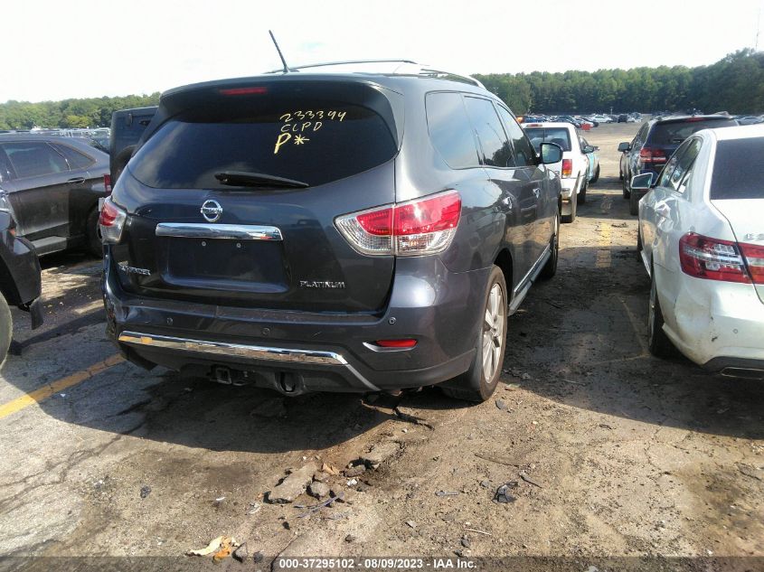2013 NISSAN PATHFINDER S/SV/SL/PLATINUM - 5N1AR2MN0DC617233