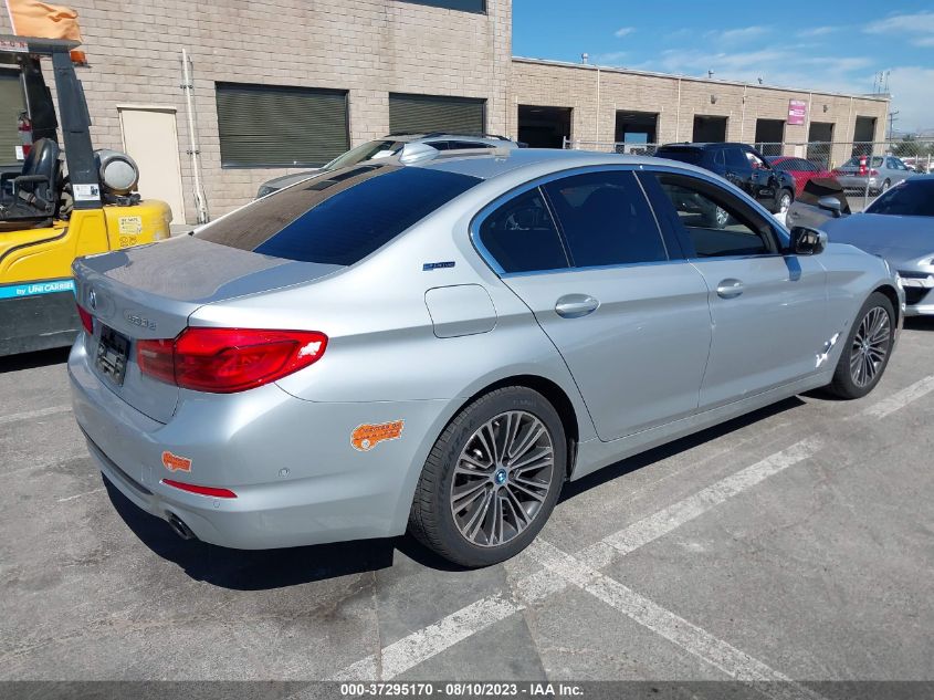 2019 BMW 5 SERIES 530E IPERFORMANCE - WBAJA9C50KB393080