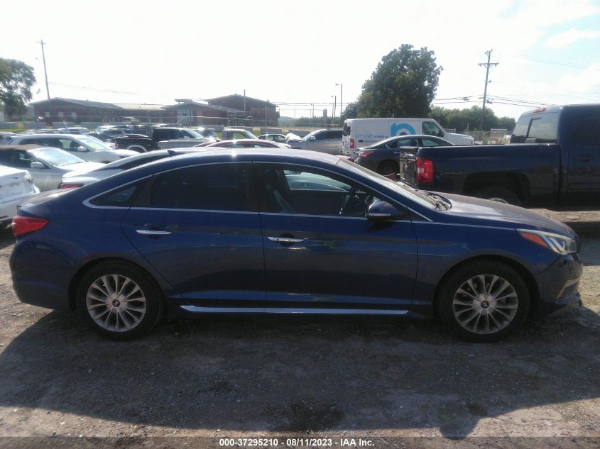 2015 HYUNDAI SONATA 2.4L LIMITED - 5NPE34AF7FH124883