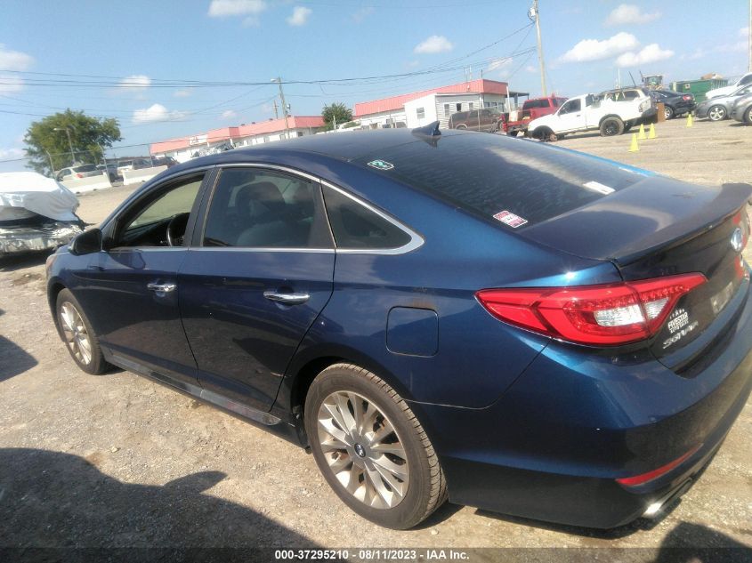 2015 HYUNDAI SONATA 2.4L LIMITED - 5NPE34AF7FH124883