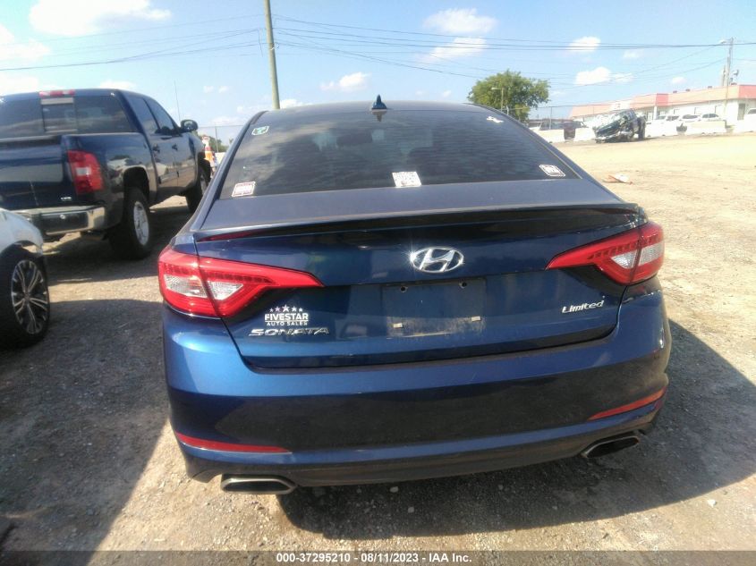 2015 HYUNDAI SONATA 2.4L LIMITED - 5NPE34AF7FH124883