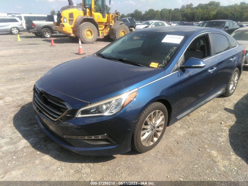 2015 HYUNDAI SONATA 2.4L LIMITED - 5NPE34AF7FH124883