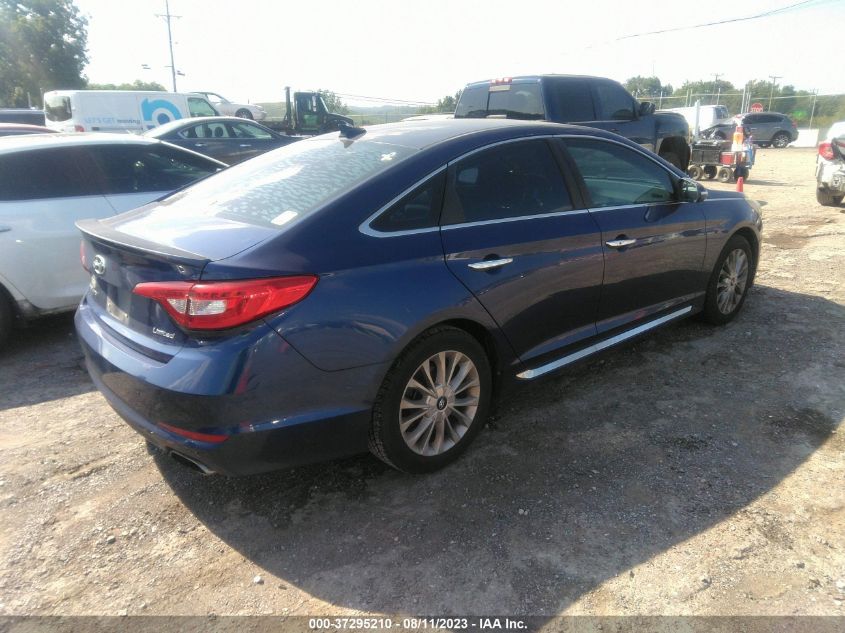 2015 HYUNDAI SONATA 2.4L LIMITED - 5NPE34AF7FH124883