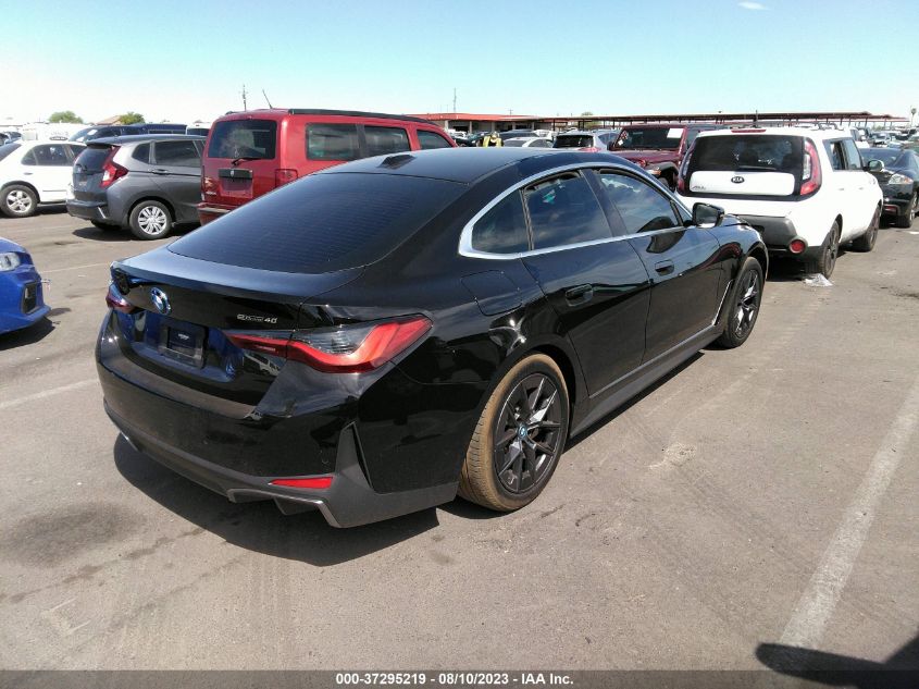 2023 BMW I4 EDRIVE40 WBY73AW01PFN97667