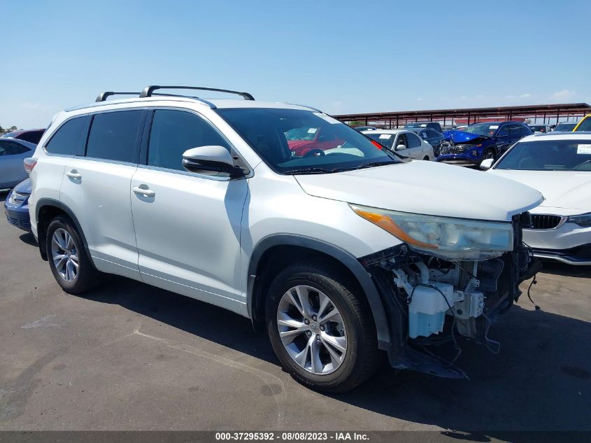 2015 TOYOTA HIGHLANDER XLE - 5TDJKRFH0FS196298