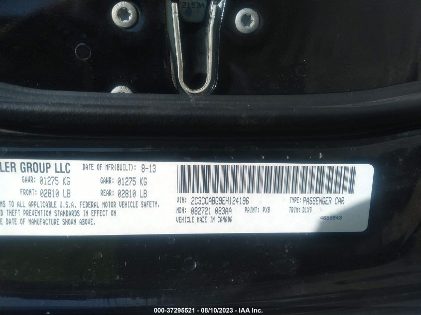 2014 CHRYSLER 300 300S - 2C3CCABG9EH124196