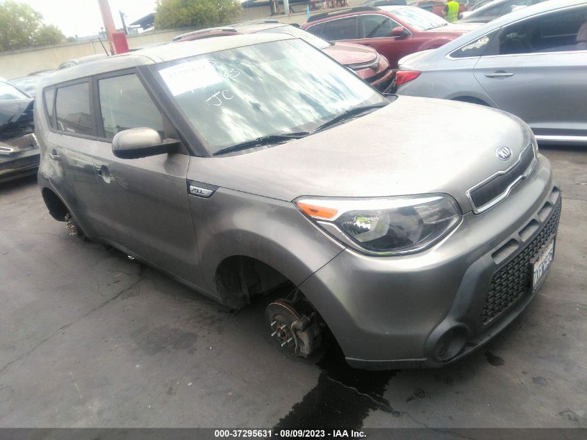 2016 KIA SOUL BASE - KNDJN2A25G7374008