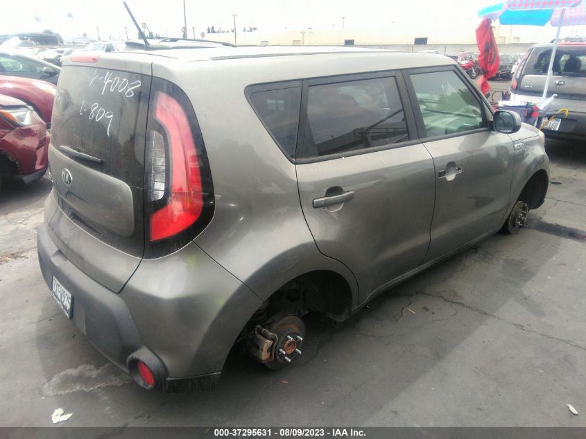 2016 KIA SOUL BASE - KNDJN2A25G7374008